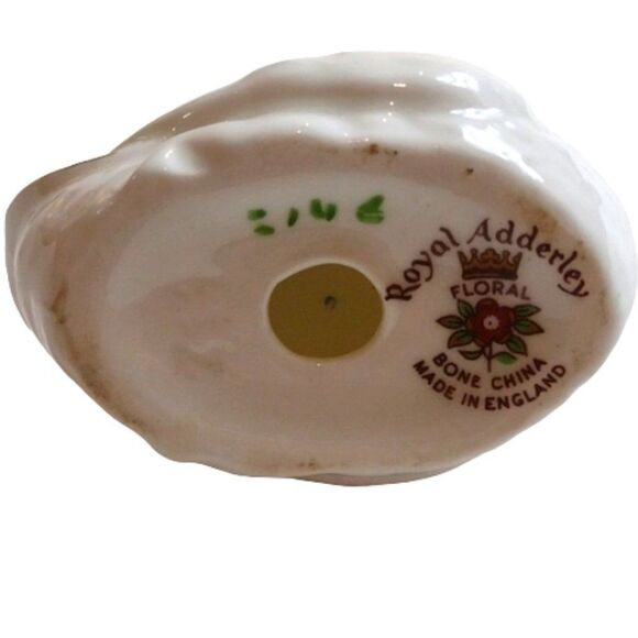 Vintage Royal Adderley Swan Decorated with Flower Bouquet Bone China - Picture 5 of 8